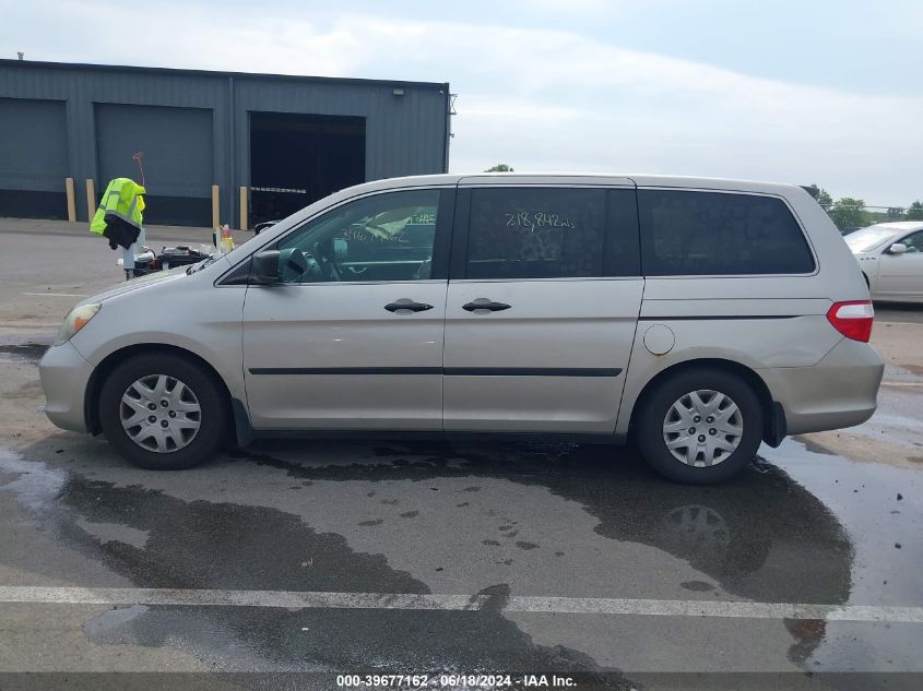 2006 Honda Odyssey Lx VIN: 5FNRL382X6B121067 Lot: 39677162