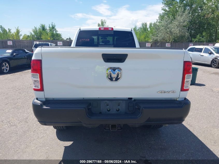 2022 Ram 2500 Tradesman 4X4 8' Box VIN: 3C6UR5HJ6NG203079 Lot: 39677168