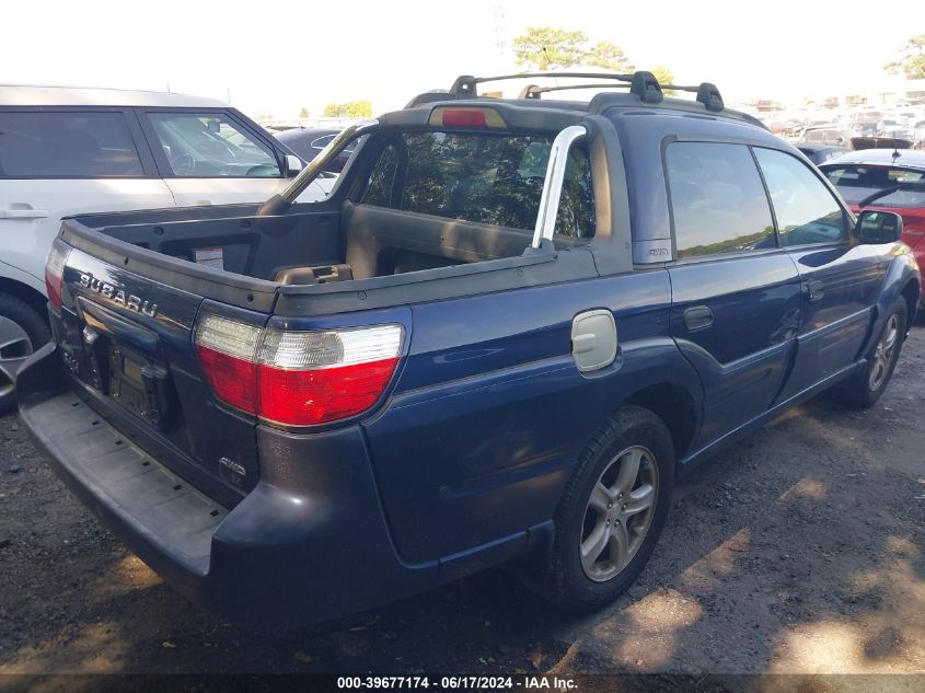 2005 Subaru Baja Sport VIN: 4S4BT62C357101554 Lot: 39677174