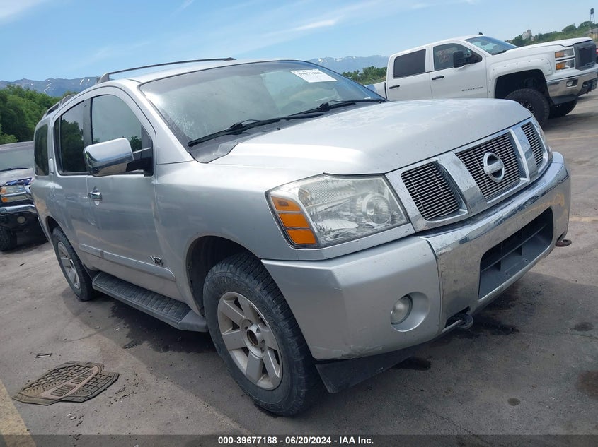 2005 Nissan Armada Se/Le VIN: 5N1AA08B05N704650 Lot: 39677188