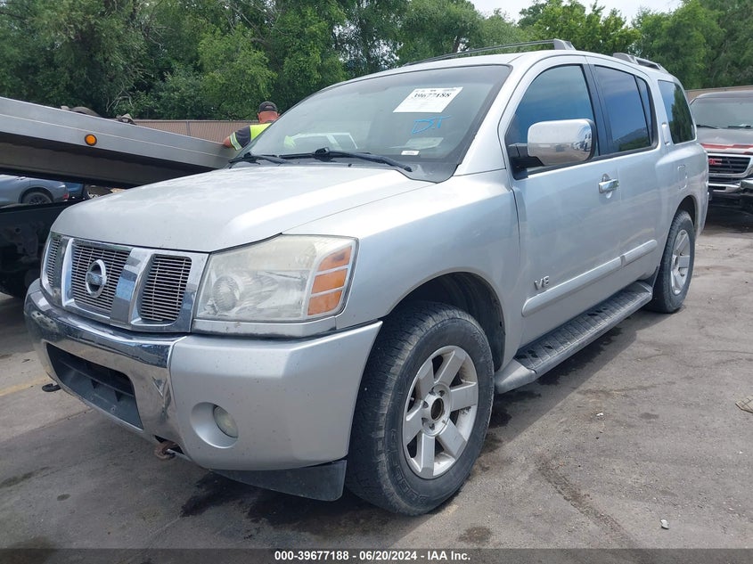 2005 Nissan Armada Se/Le VIN: 5N1AA08B05N704650 Lot: 39677188
