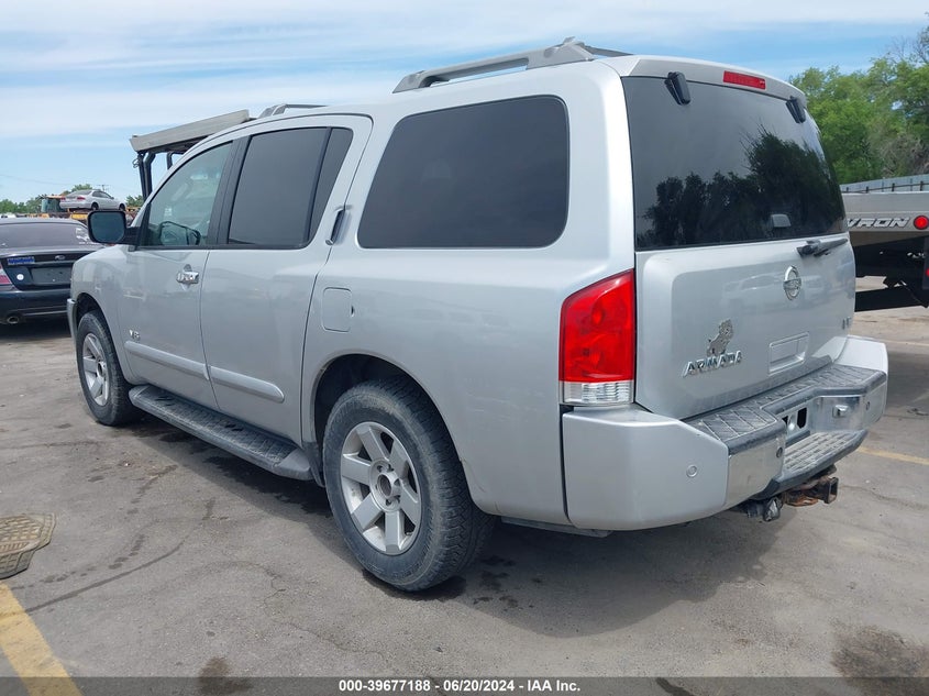 2005 Nissan Armada Se/Le VIN: 5N1AA08B05N704650 Lot: 39677188