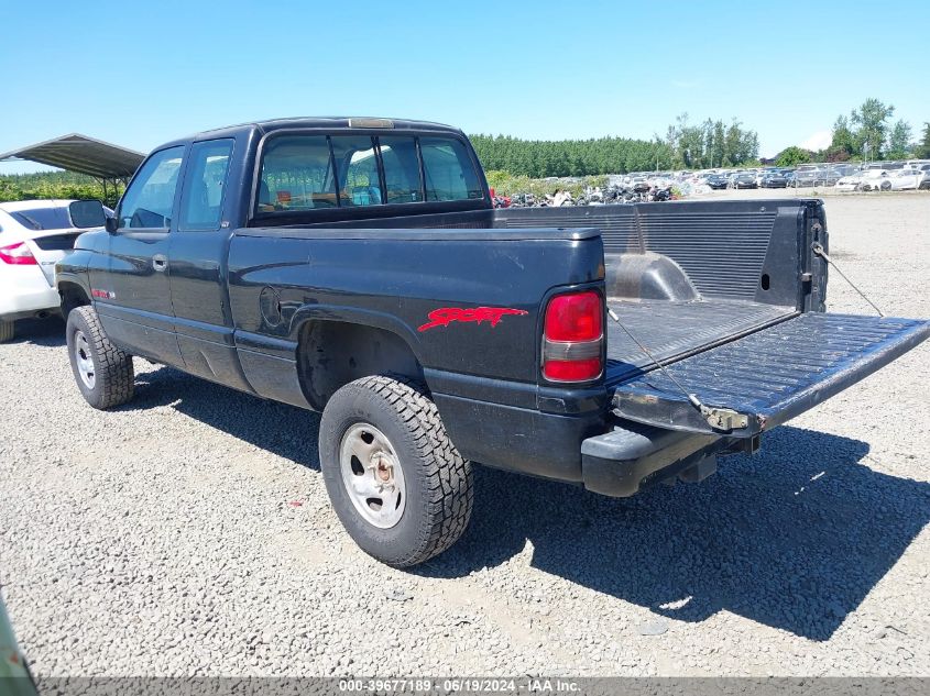 1996 Dodge Ram 1500 VIN: 3B7HF13Z2TG106032 Lot: 39677189