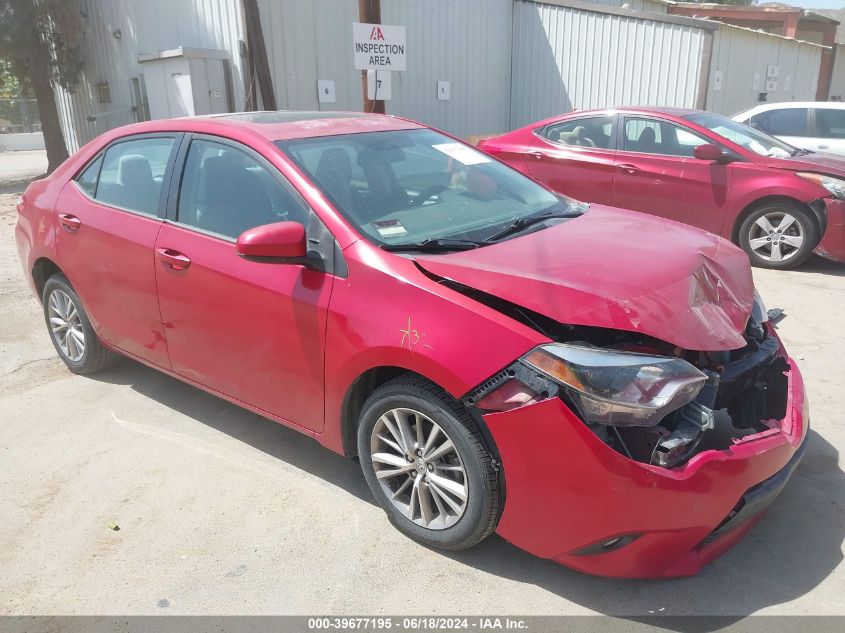 2014 TOYOTA COROLLA L/LE/LE PLS/PRM/S/S PLS - 5YFBURHE0EP031764