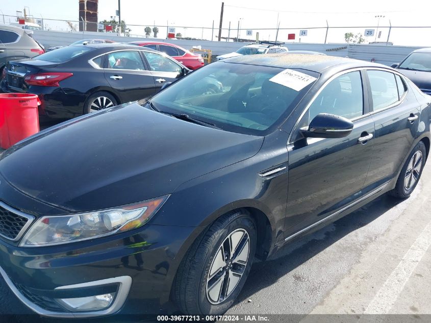 2011 Kia Optima Hybrid Ex VIN: KNAGM4AD2B5008891 Lot: 39677213