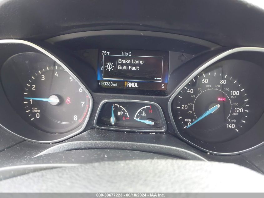 2018 Ford Focus Se VIN: 1FADP3F24JL250662 Lot: 39677223