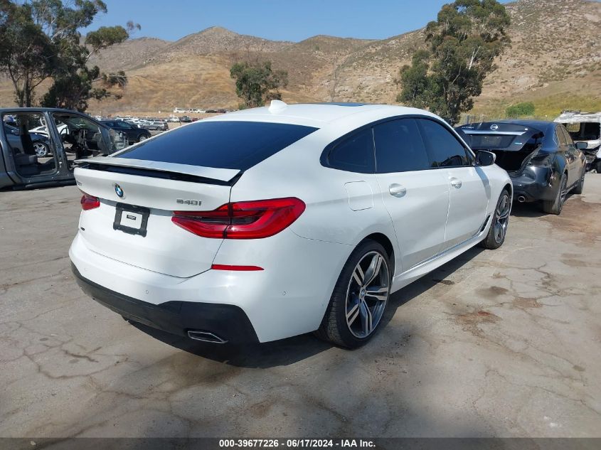 2019 BMW 640I Gran Turismo xDrive VIN: WBAJV6C51KBK08179 Lot: 39677226