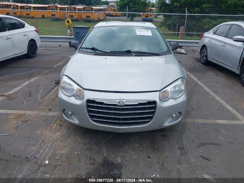 2004 Chrysler Sebring Limited VIN: 1C3AL66R34N259468 Lot: 39677228