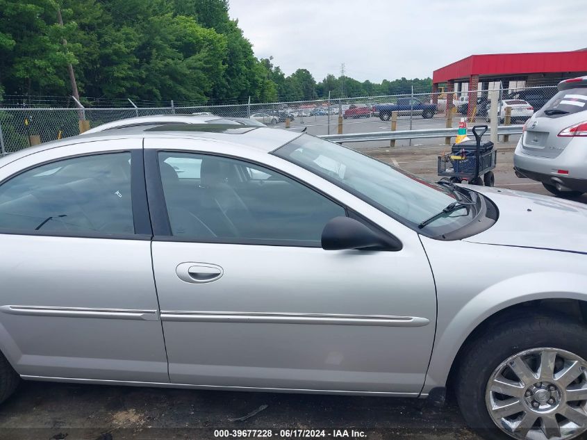 2004 Chrysler Sebring Limited VIN: 1C3AL66R34N259468 Lot: 39677228