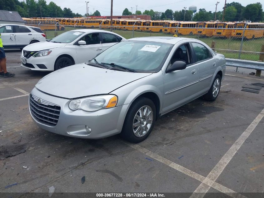 2004 Chrysler Sebring Limited VIN: 1C3AL66R34N259468 Lot: 39677228