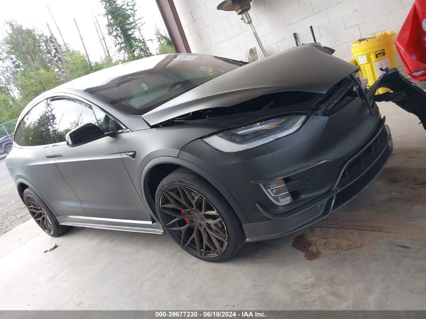 2019 Tesla Model X P100D/Performance VIN: 5YJXCBE4XKF185305 Lot: 39677230