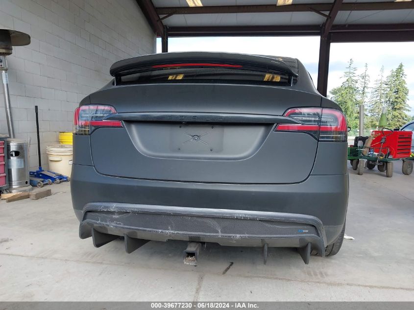 2019 Tesla Model X P100D/Performance VIN: 5YJXCBE4XKF185305 Lot: 39677230