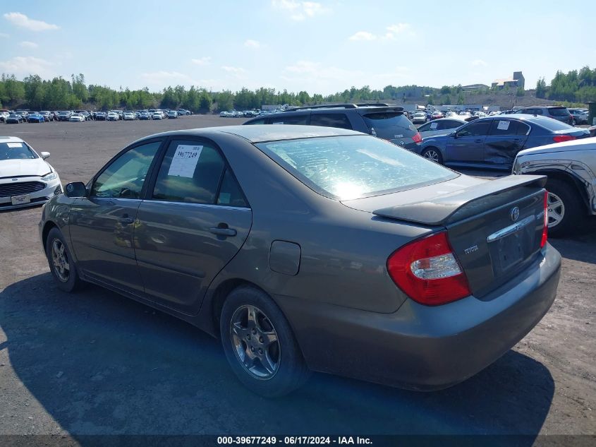 4T1BE32KX3U670822 | 2003 TOYOTA CAMRY