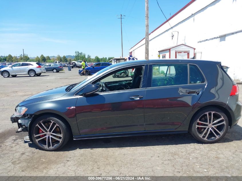 2017 Volkswagen Golf Gti Autobahn 4-Door/S 4-Door/Se 4-Door/Sport 4-Door VIN: 3VW447AU6HM071631 Lot: 39677256