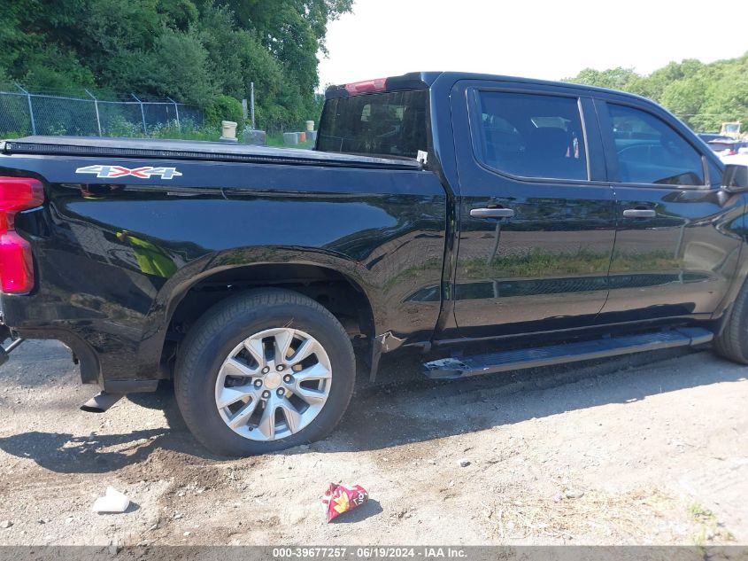 2021 Chevrolet Silverado 1500 4Wd Short Bed Custom VIN: 3GCPYBEKXMG295641 Lot: 39677257