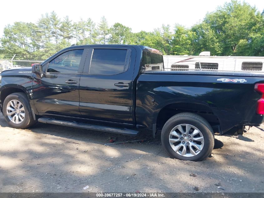 2021 Chevrolet Silverado 1500 4Wd Short Bed Custom VIN: 3GCPYBEKXMG295641 Lot: 39677257