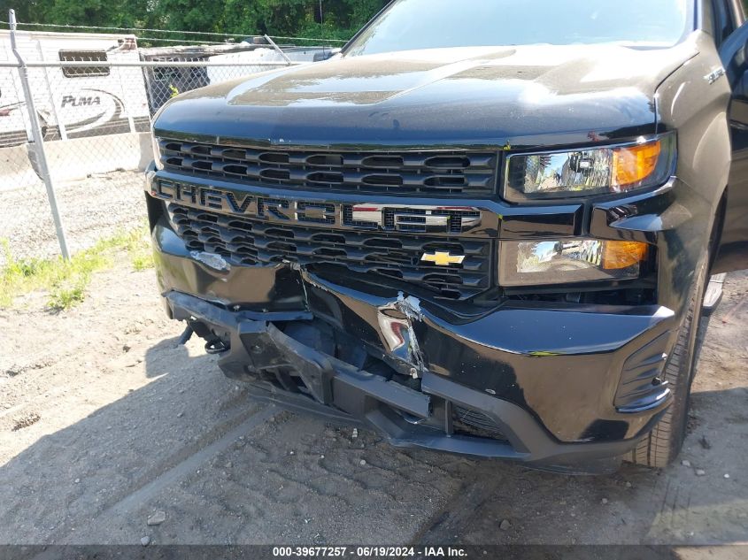 2021 Chevrolet Silverado 1500 4Wd Short Bed Custom VIN: 3GCPYBEKXMG295641 Lot: 39677257