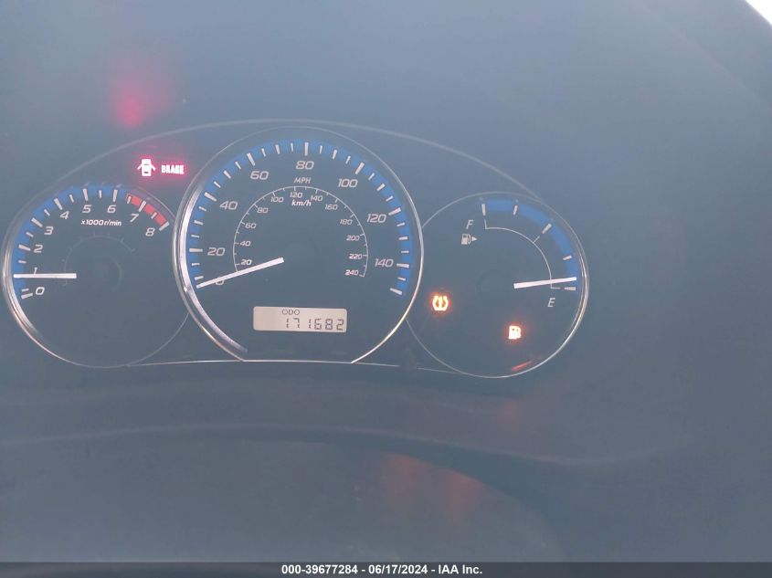 2011 Subaru Forester 2.5X VIN: JF2SHABC1BG735242 Lot: 39677284