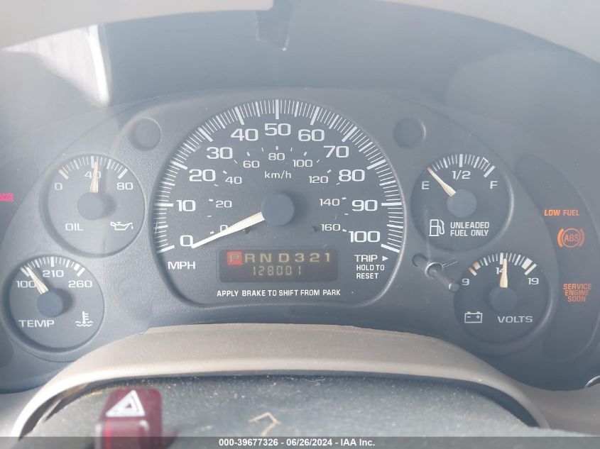 2002 Chevrolet Astro Ls VIN: 1GNDM19X12B152668 Lot: 39677326