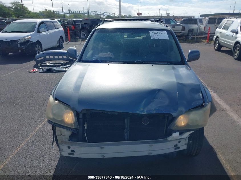 2003 Toyota Highlander Limited V6/V6 VIN: JTEGF21AX30075448 Lot: 39677340