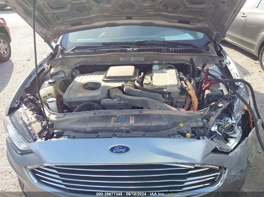 2020 Ford Fusion Hybrid Se VIN: 3FA6P0LU0LR226778 Lot: 39677348