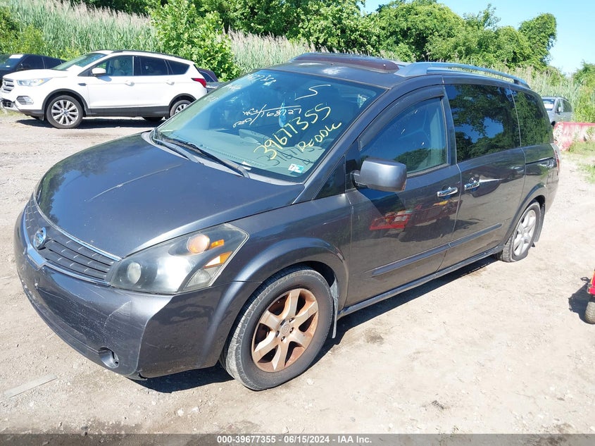 2007 Nissan Quest 3.5 Se VIN: 5N1BV28U67N137076 Lot: 39677355