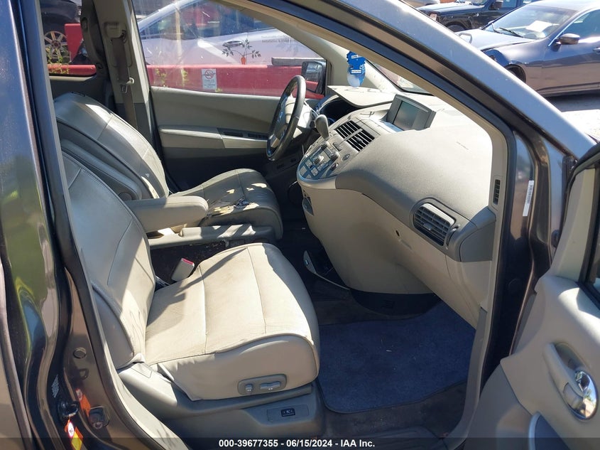 2007 Nissan Quest 3.5 Se VIN: 5N1BV28U67N137076 Lot: 39677355