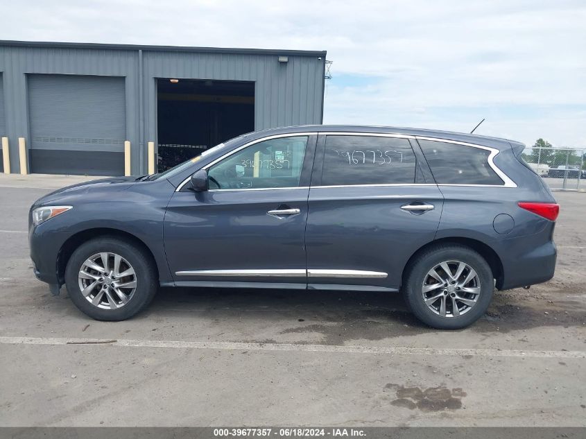2013 Infiniti Jx35 VIN: 5N1AL0MM2DC327007 Lot: 39677357