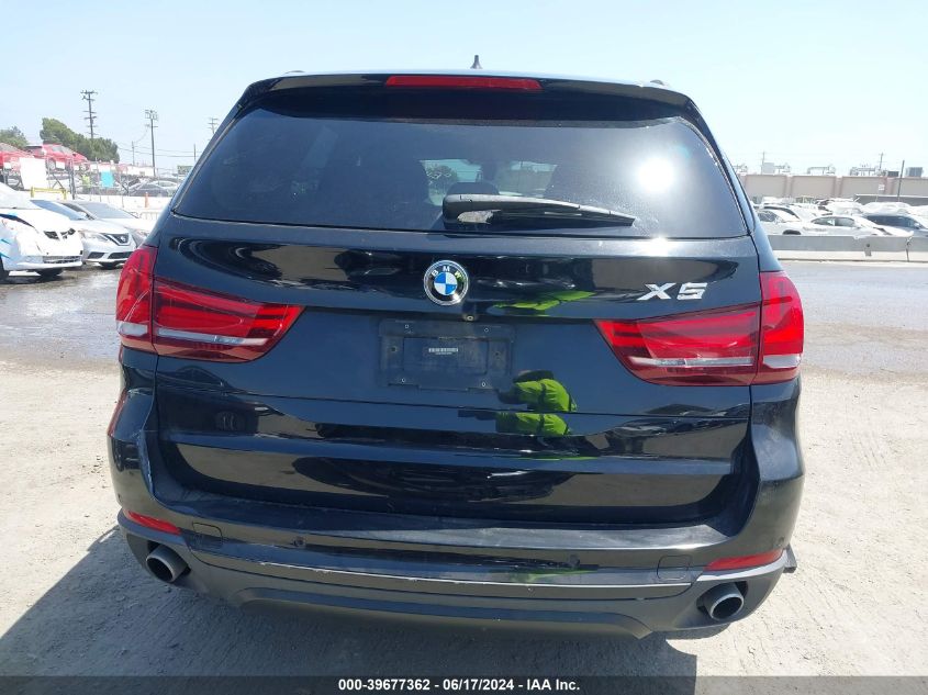 2017 BMW X5 Sdrive35I VIN: 5UXKR2C38H0U22205 Lot: 39677362