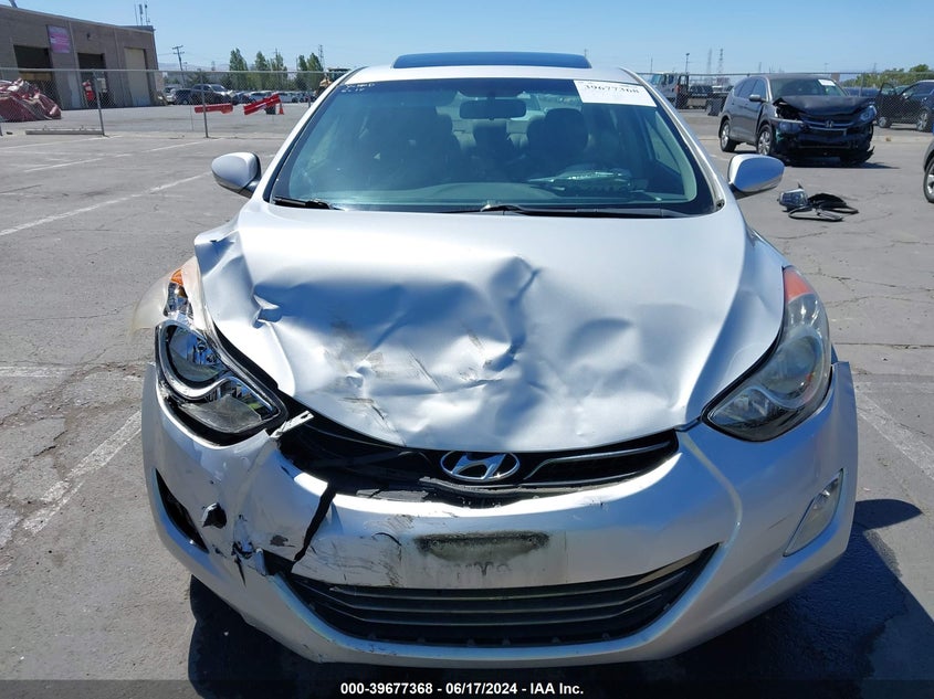 2012 Hyundai Elantra Limited (Ulsan Plant) VIN: KMHDH4AE2CU208028 Lot: 39677368