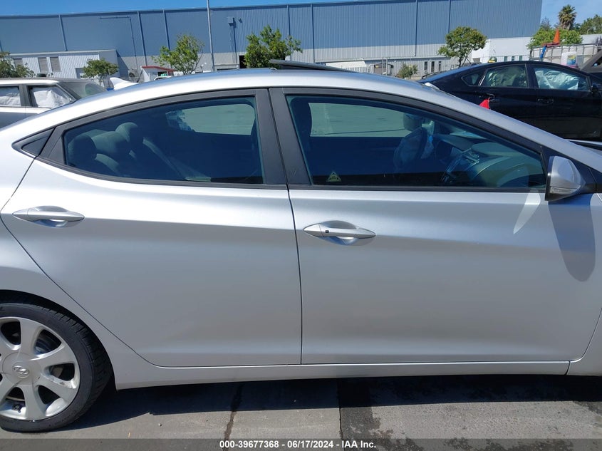 2012 Hyundai Elantra Limited (Ulsan Plant) VIN: KMHDH4AE2CU208028 Lot: 39677368
