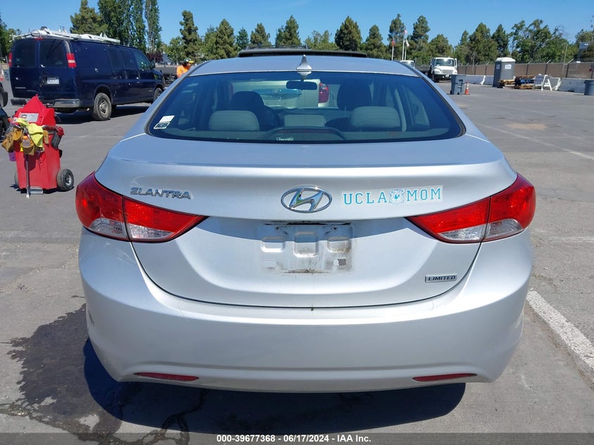 2012 Hyundai Elantra Limited (Ulsan Plant) VIN: KMHDH4AE2CU208028 Lot: 39677368