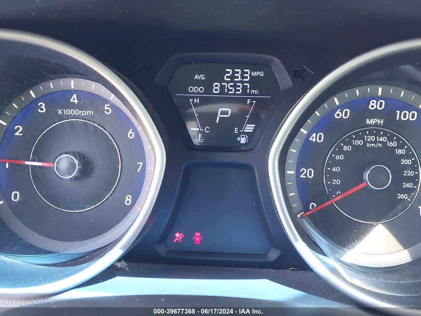 2012 Hyundai Elantra Limited (Ulsan Plant) VIN: KMHDH4AE2CU208028 Lot: 39677368