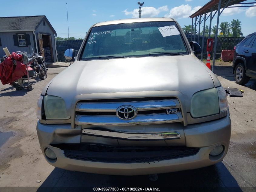 2006 Toyota Tundra Sr5 V8 VIN: 5TBDT441X6S554857 Lot: 39677380