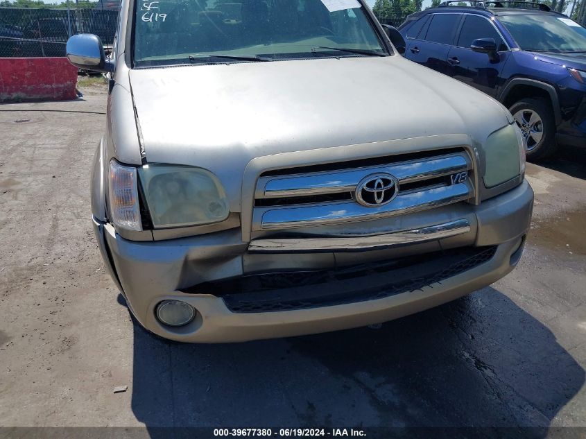 2006 Toyota Tundra Sr5 V8 VIN: 5TBDT441X6S554857 Lot: 39677380