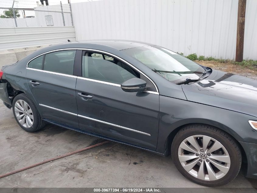 2012 Volkswagen Cc Sport VIN: WVWMP7AN8CE529493 Lot: 39677394