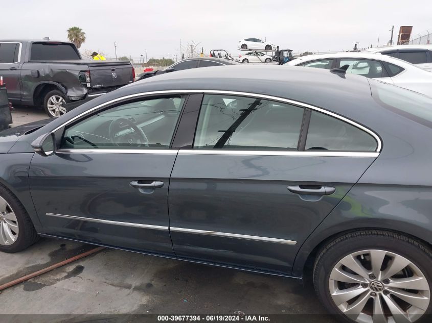 2012 Volkswagen Cc Sport VIN: WVWMP7AN8CE529493 Lot: 39677394