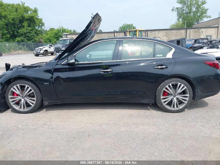 2018 Infiniti Q50 3.0T Sport VIN: JN1EV7AR6JM438791 Lot: 39677397