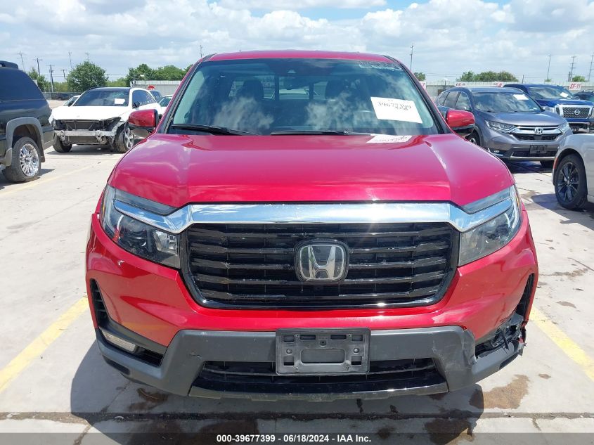 2022 Honda Ridgeline Rtl-E VIN: 5FPYK3F73NB005180 Lot: 39677399