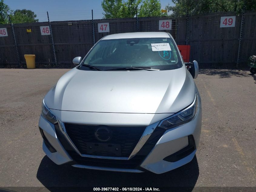 2022 Nissan Sentra Sv Xtronic Cvt VIN: 3N1AB8CV2NY273283 Lot: 39677402