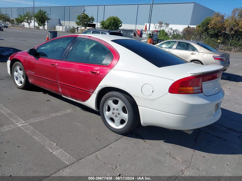 2001 Dodge Intrepid R/T VIN: 2B3HD76V51H631408 Lot: 39677438