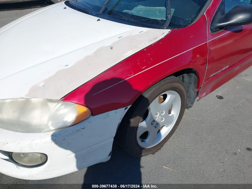 2001 Dodge Intrepid R/T VIN: 2B3HD76V51H631408 Lot: 39677438