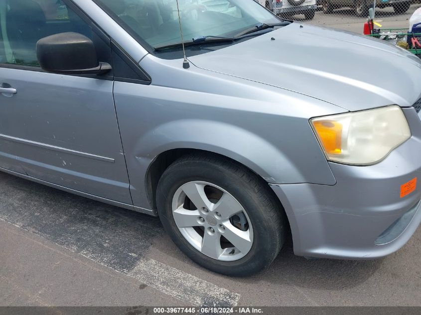 2013 Dodge Grand Caravan Se VIN: 2C4RDGBG2DR651088 Lot: 39677445