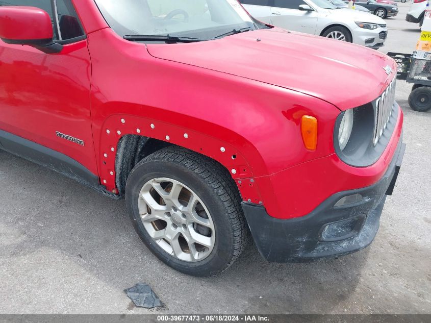 2015 Jeep Renegade Latitude VIN: ZACCJABT3FPB27125 Lot: 39677473