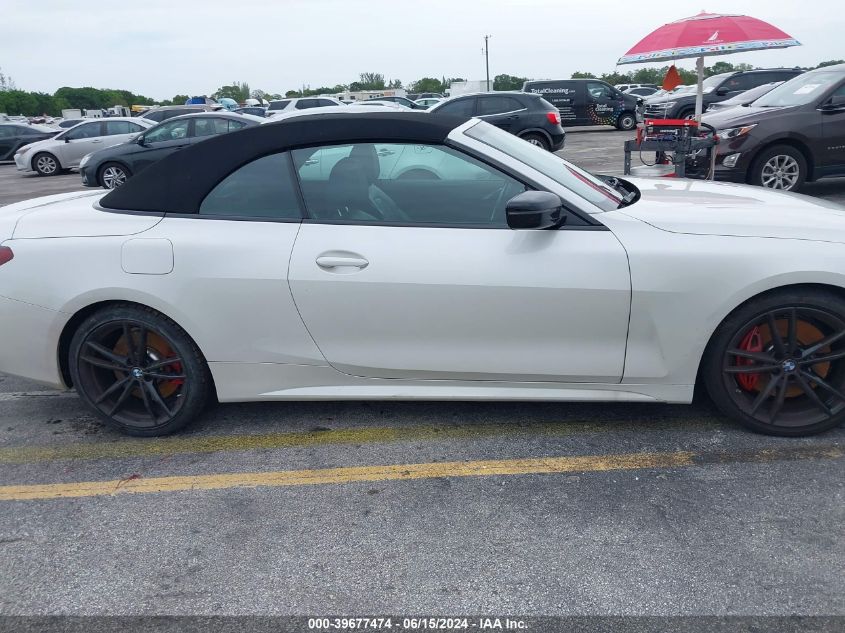 2022 BMW M440I VIN: WBA53AT0XNCK21185 Lot: 39677474