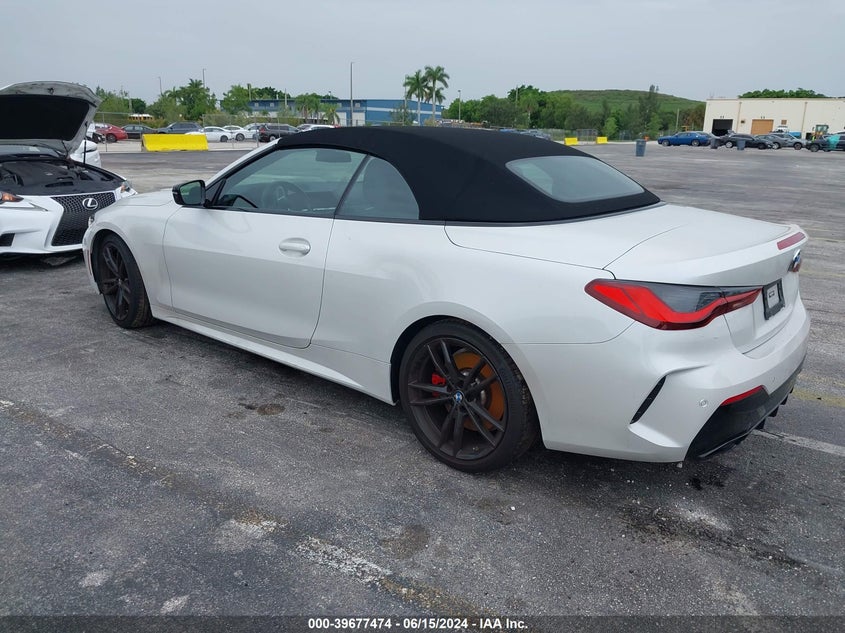 2022 BMW M440I VIN: WBA53AT0XNCK21185 Lot: 39677474