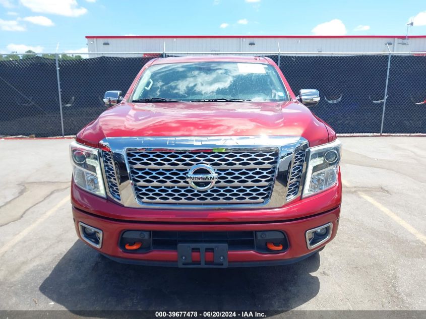 2017 Nissan Titan Platinum Reserve VIN: 1N6AA1E60HN525818 Lot: 39677478