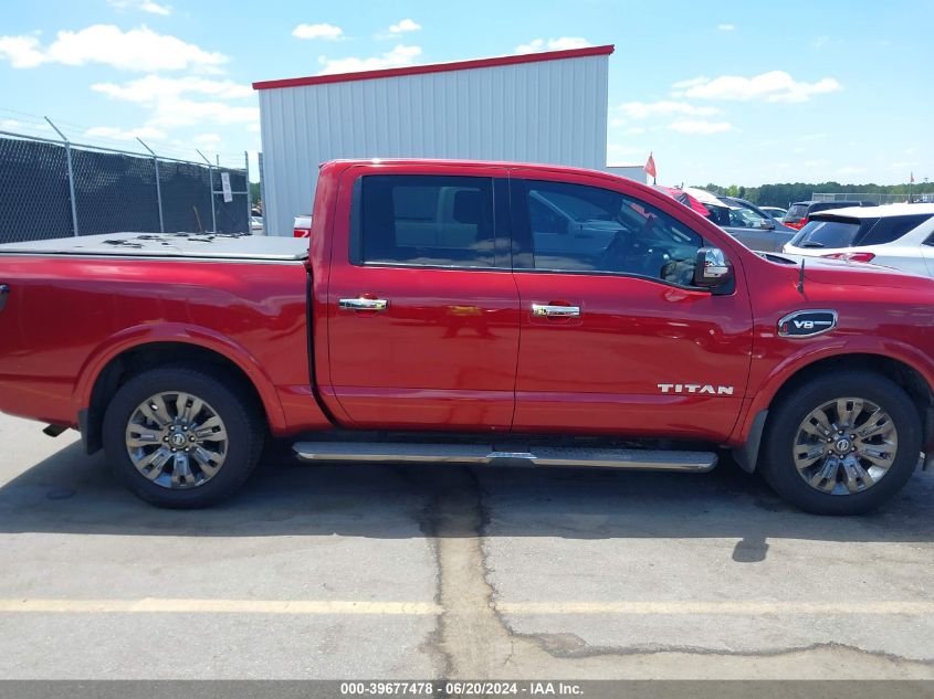 2017 Nissan Titan Platinum Reserve VIN: 1N6AA1E60HN525818 Lot: 39677478