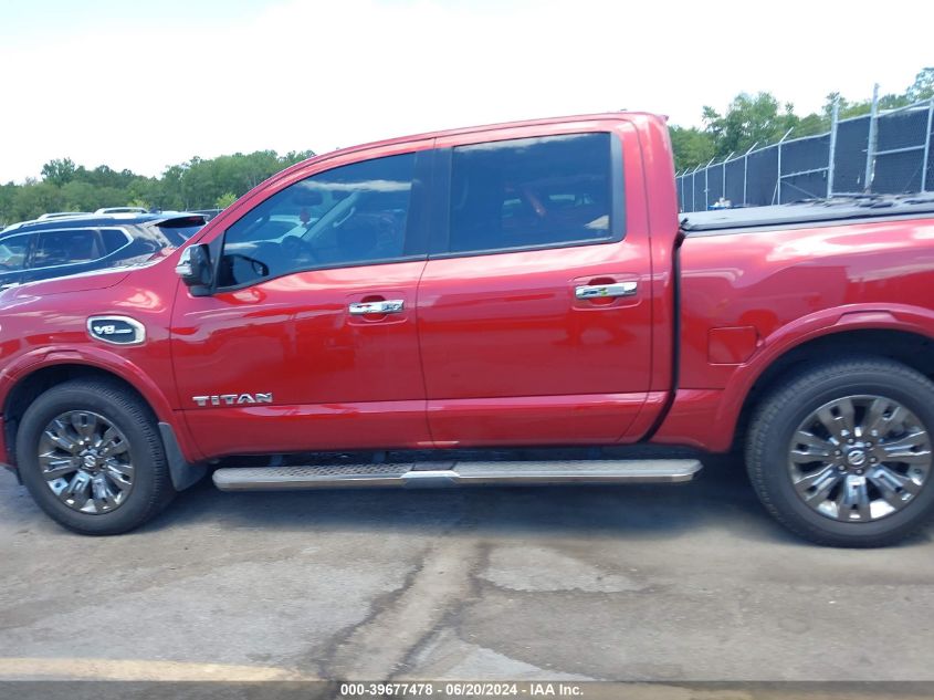 2017 Nissan Titan Platinum Reserve VIN: 1N6AA1E60HN525818 Lot: 39677478