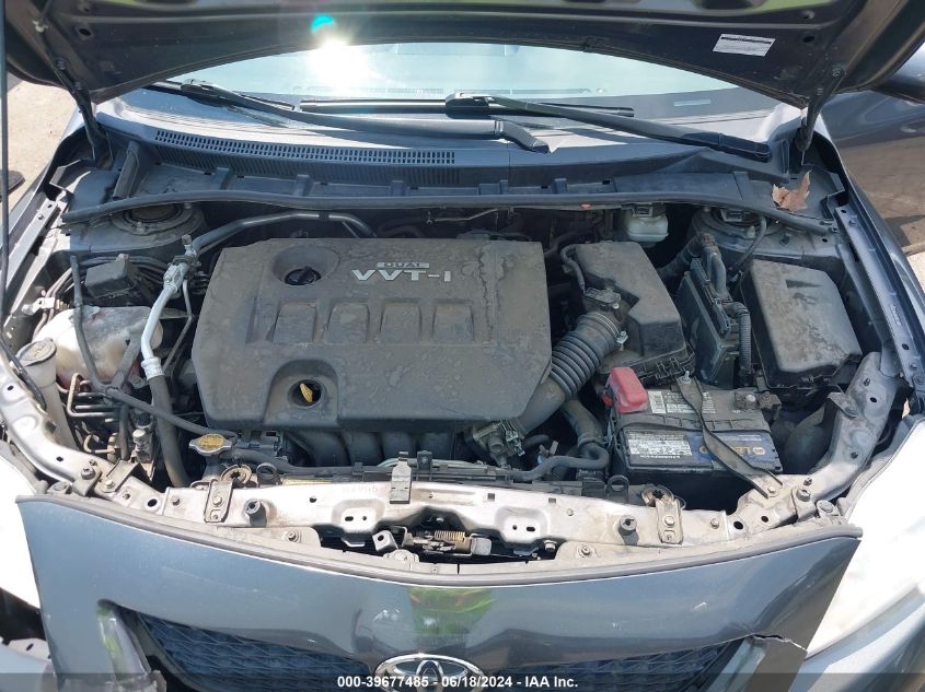 2010 Toyota Corolla Le VIN: JTDBU4EE9A9121034 Lot: 39677485